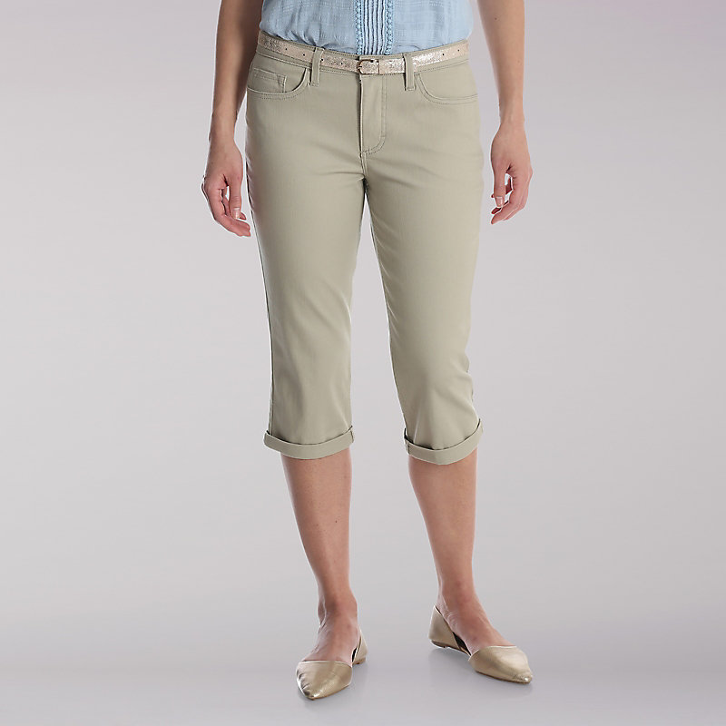 Lee Riders Belted Cuff Capri