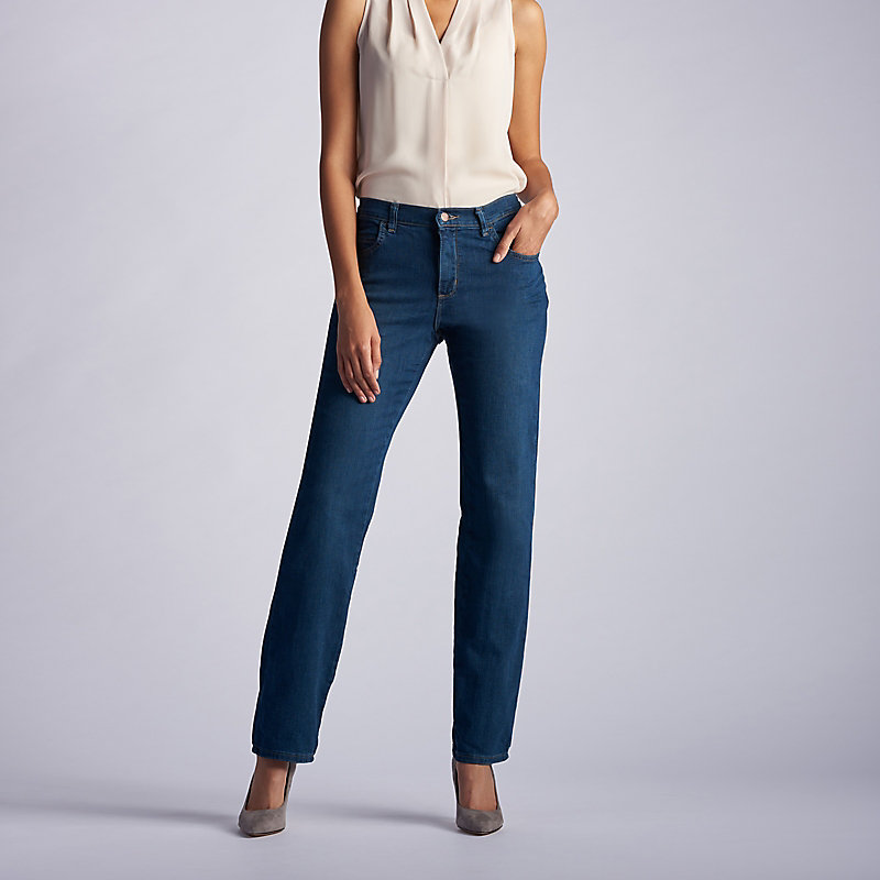 Lee Stretch Relaxed Fit Straight Leg Jean - Petite