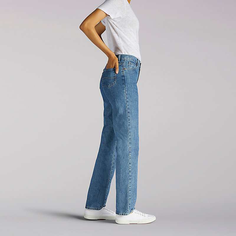lee original relaxed fit straight leg jeans