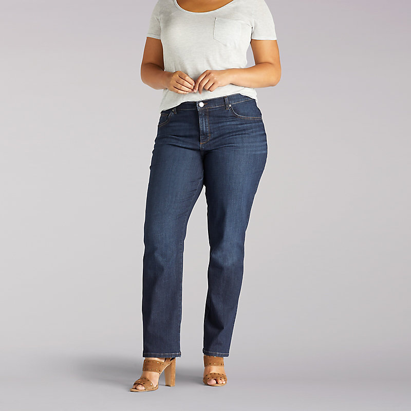 Lee Stretch Relaxed Fit Straight Leg Jean - Plus