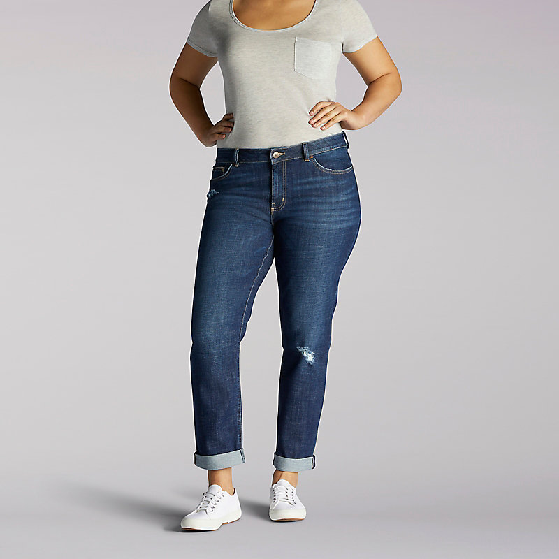 Lee Curvy Fit Boyfriend Jean - Plus