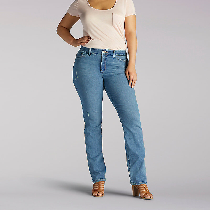 Lee Flex Motion Regular Fit Straight Leg Jean - Plus