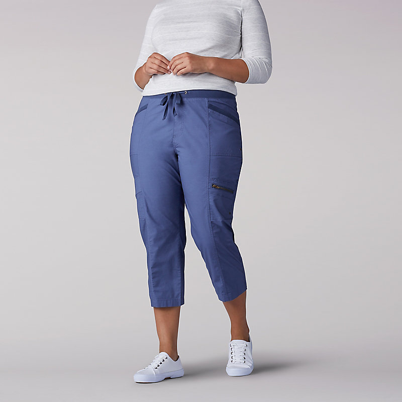 Lee Relaxed Fit Margeaux Cargo Capri - Plus