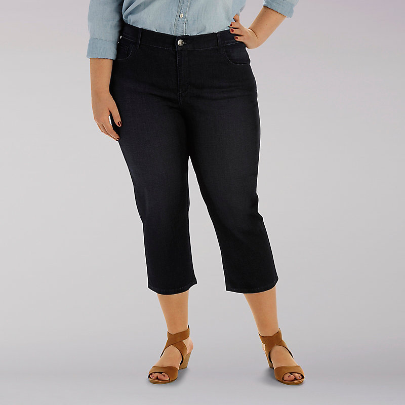 lee easy fit capri jeans