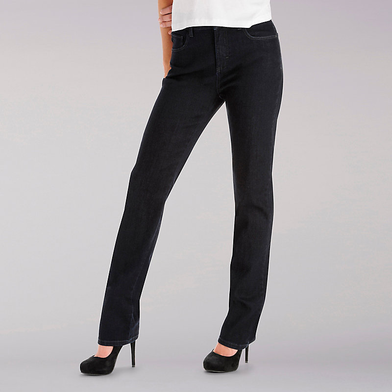 Lee Instantly Slims Relaxed Fit Straight Leg Jean (Classic Fit) - Petite