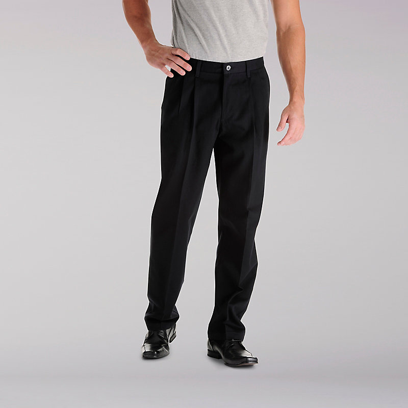 Lee Stain Resist Pleated Pants - Big & Tall
