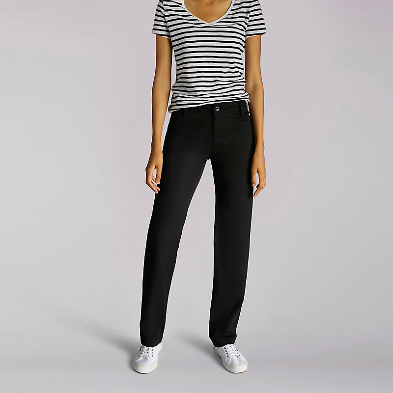 Lee Relaxed Fit Plain Front Pant