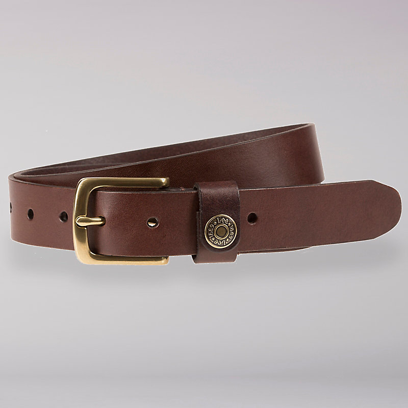 Lee Logo Rivet Leather Belt - Women