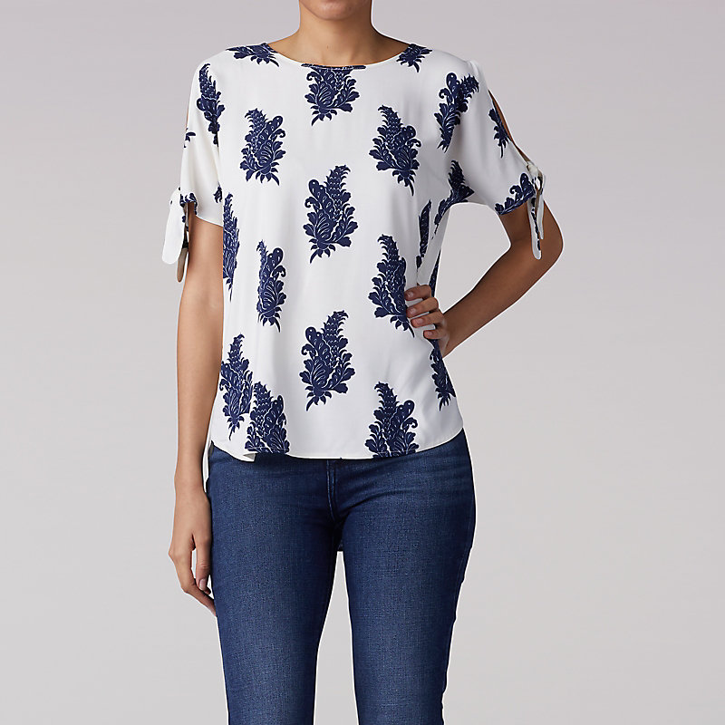 Lee Short Sleeve Print Top