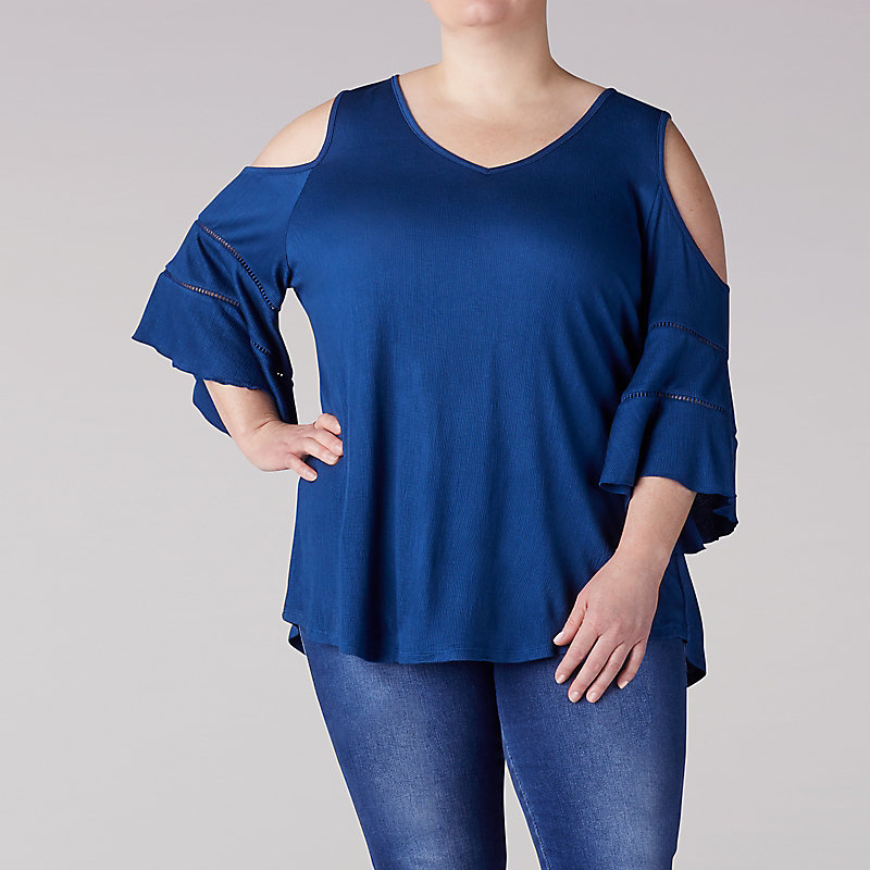 Lee Cold Shoulder Top - Plus