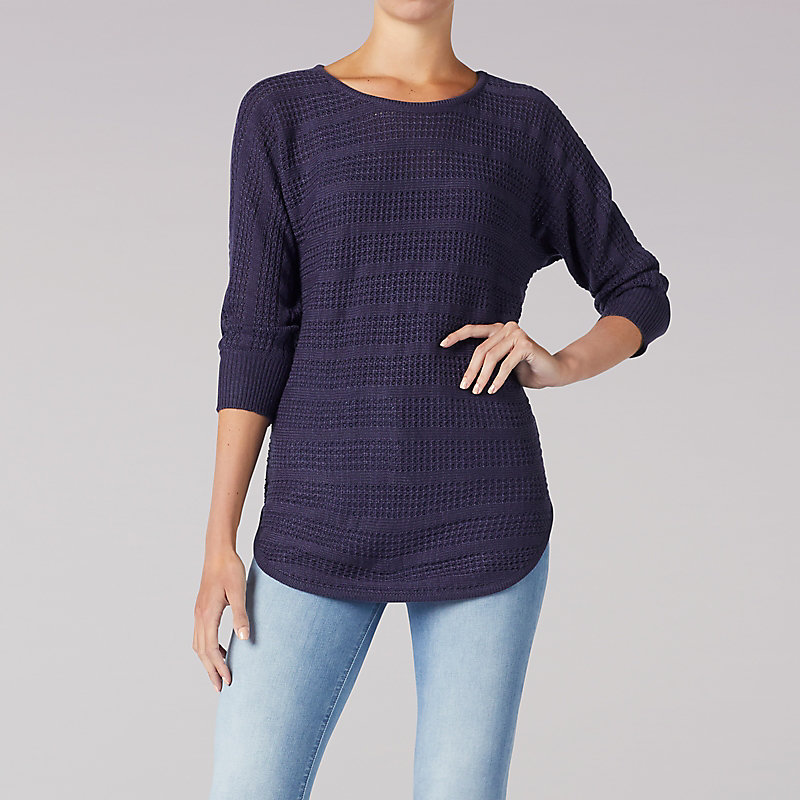 Lee Round Hem Stripe Sweater