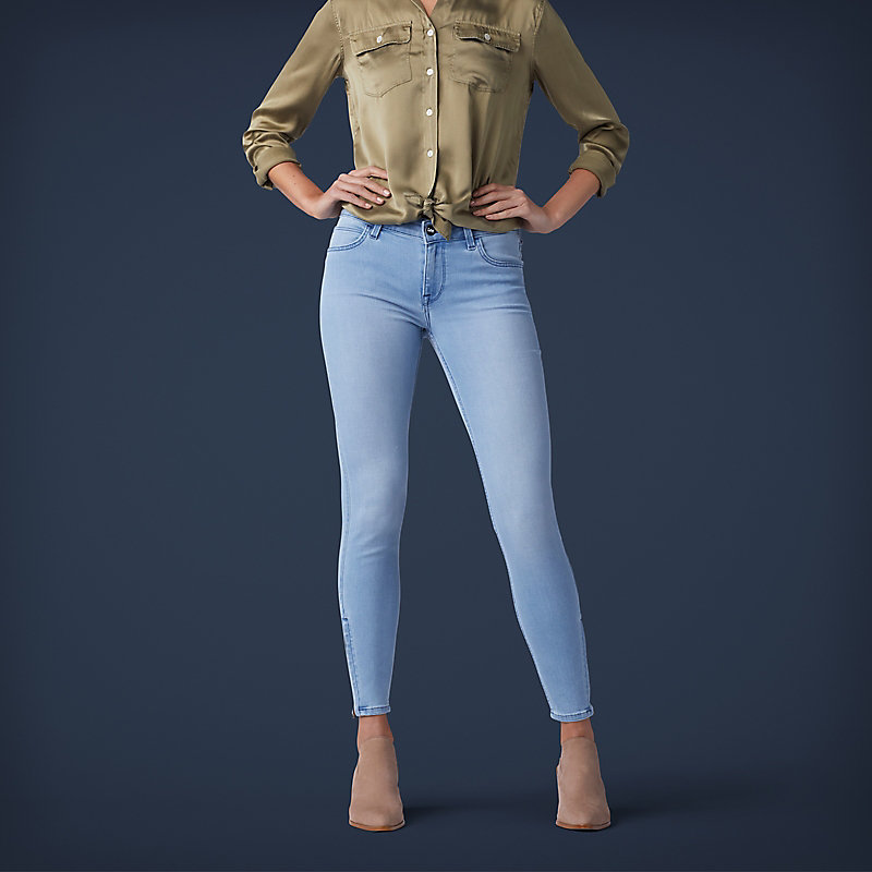 Lee European Collection - Scarlett Cropped Jean W/ Zip Detail