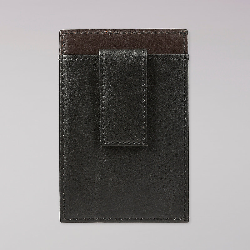 Lee Pebble Front Leather Pocket Clip - Unisex