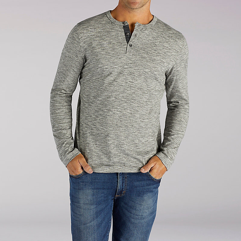 Lee Long Sleeve Java Raino Henley