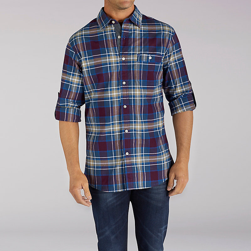 Lee Long Sleeve Titus Plaid Shirt