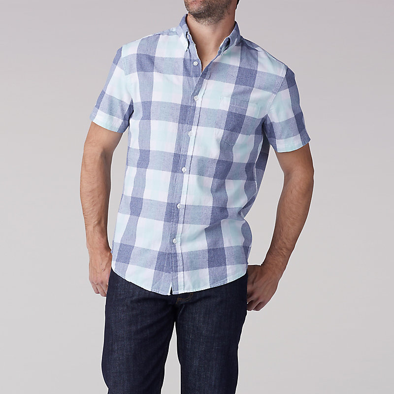 Lee Short Sleeve Plaid Shirt