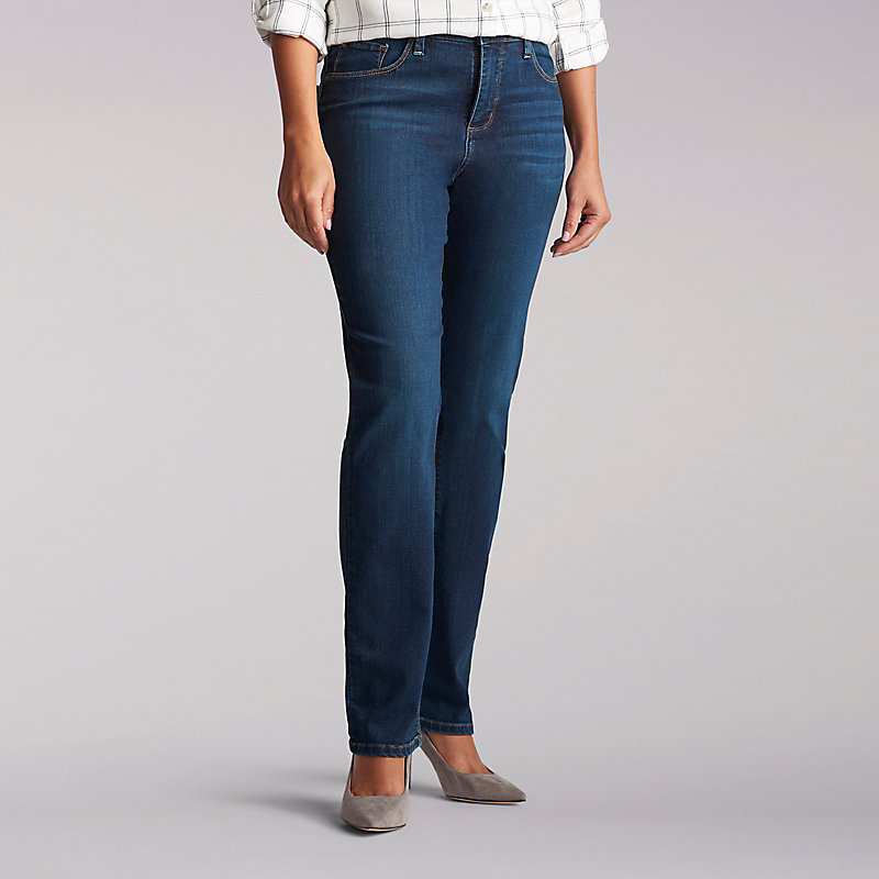 Lee Platinum Label Classic Fit Gwen Straight Leg Jean - Petite