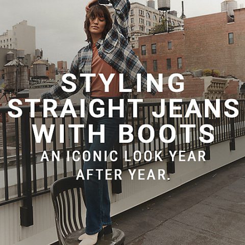 Styling Straight Jeans With Boots