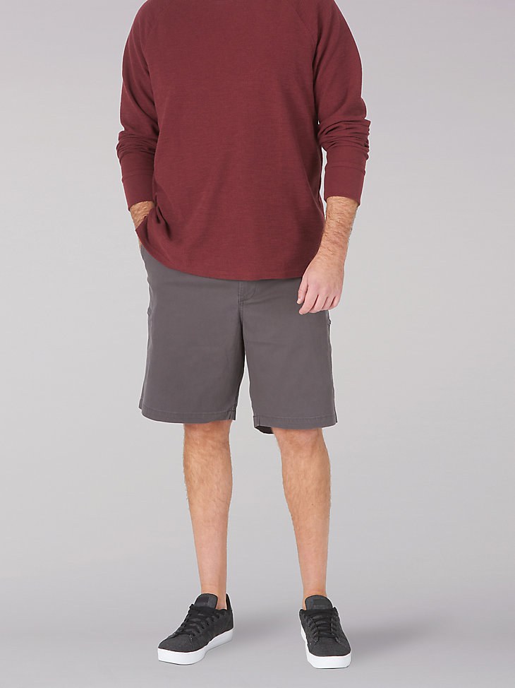 MEN'S EXTREME COMFORT WELT CARGO SHORT (BIG & TALL) IN ASPHALT