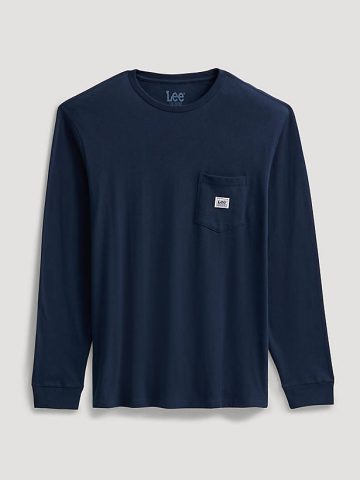 Men's Long Sleeve Workwear Pocket Tee