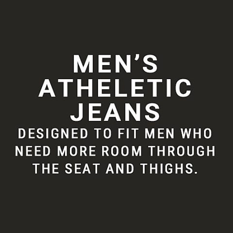 Men’s Athletic Jeans