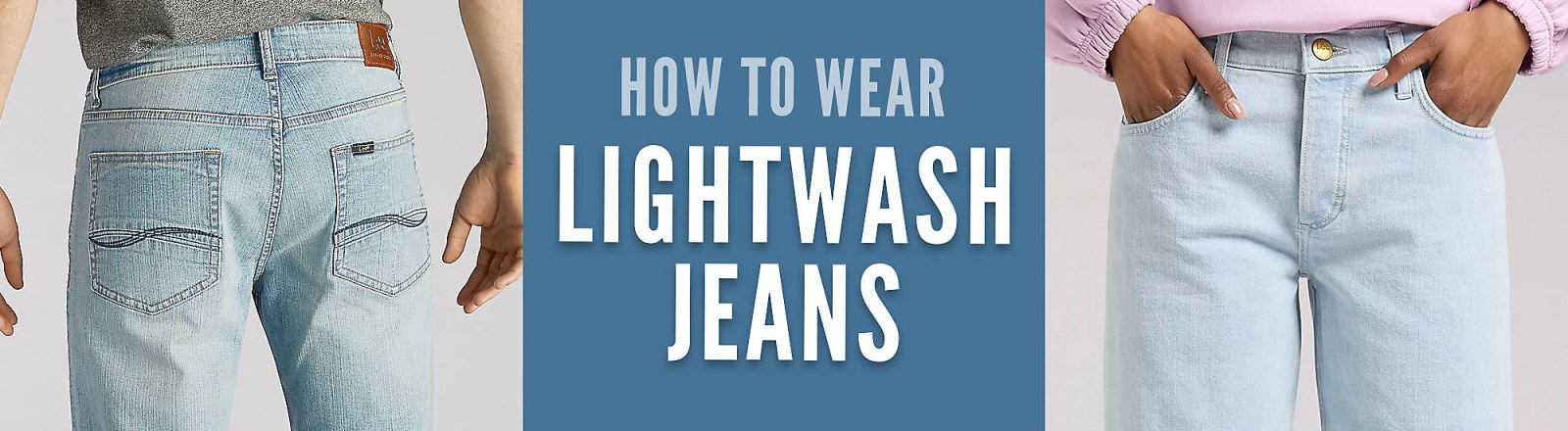 How to wear lightwash jeans