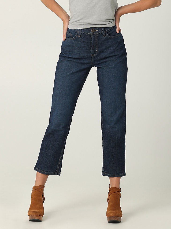 WOMEN'S LEGENDARY HIGH RISE VINTAGE STRAIGHT JEAN IN INNER STRENGTH