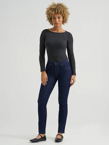 Women's Ultra Lux Comfort Flex Motion Slim Straight Jean with Ever Fit®