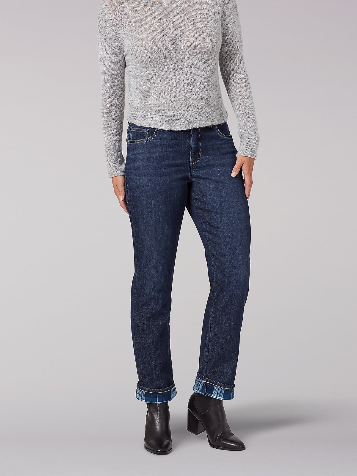 WOMEN’S RELAXED FIT FLEECE LINED JEAN IN VERONA