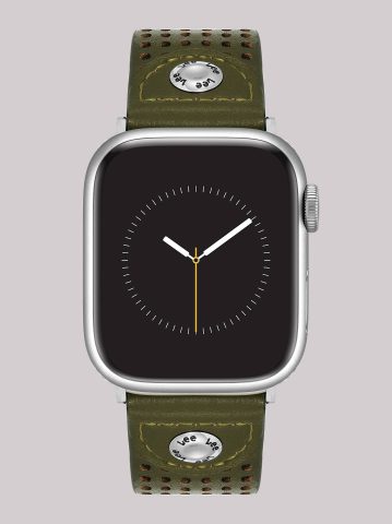 Perforated Vegan Leather Universal Watchband Perforated Vegan Leather Universal Watchband
