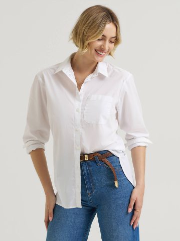 Women's Boyfriend Button Down Shirt