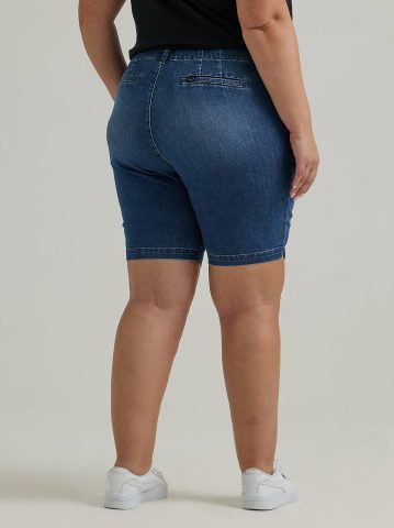 Women's Legendary Denim Chino Bermuda (Plus) — alternate view