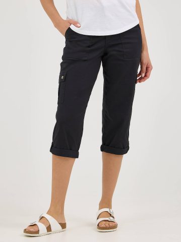 Women's Ultra Lux Comfort with Flex-to-Go Relaxed Fit Cargo Capri — alternate view