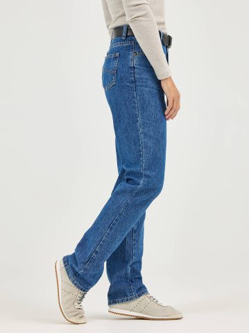 Women’s 100% Cotton Relaxed Fit Straight Leg Jean