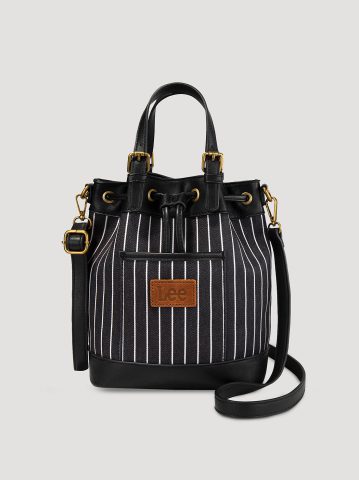 Women's Striped Bucket Backpack Women's Striped Bucket Backpack