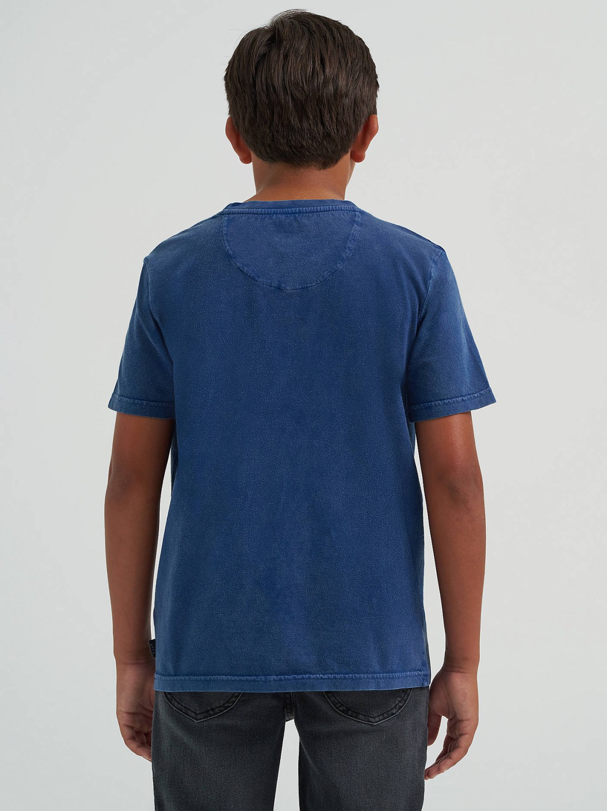 Boy's Stone Wash Jersey Logo Tee - view 2