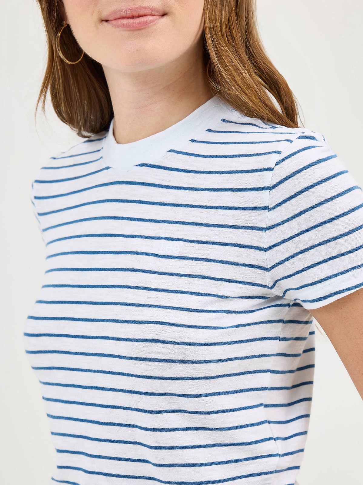 Women's Fitted Crop Logo Tee - view 4