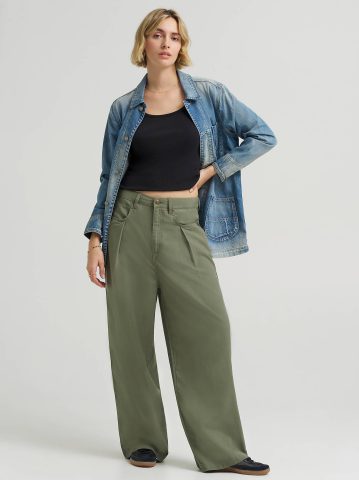 Women's Low Rise Slouch Chino Pant