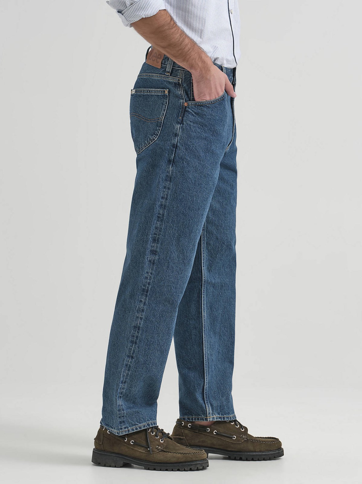 Men's Lee® x J.Crew Japanese Selvedge Denim Straight Jean - view 5
