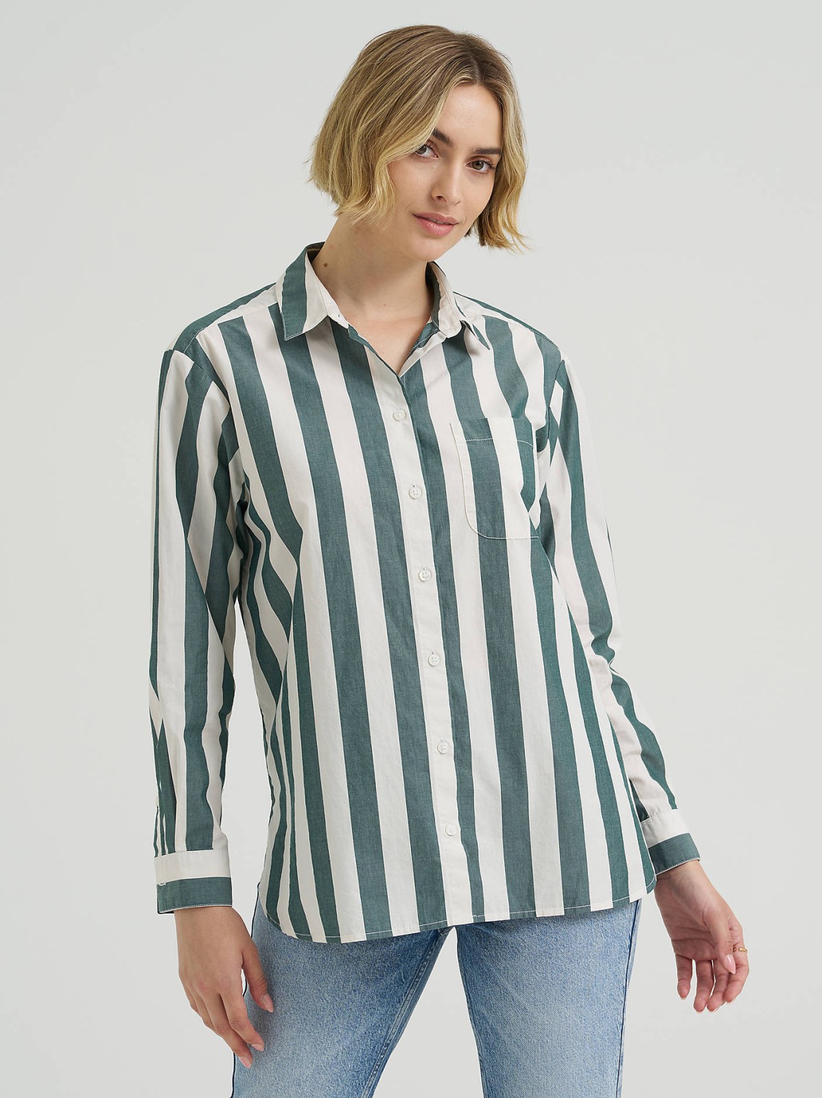 Women's Boyfriend Button Down Shirt - view 2
