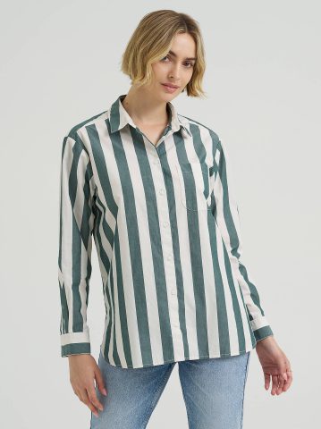 Women's Boyfriend Button Down Shirt