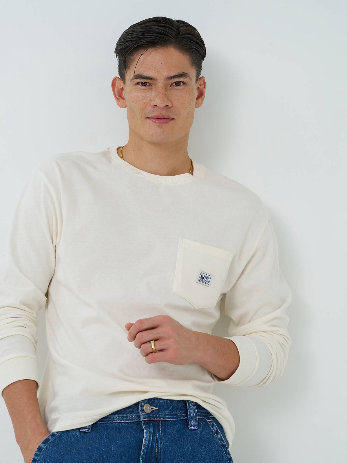Men's Long Sleeve Workwear Pocket Tee - view 3