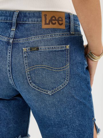 Women's Legendary Frayed Hem Side Slit Short