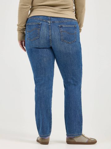 Women’s Stretch Relaxed Fit Straight Leg Jean (Plus)