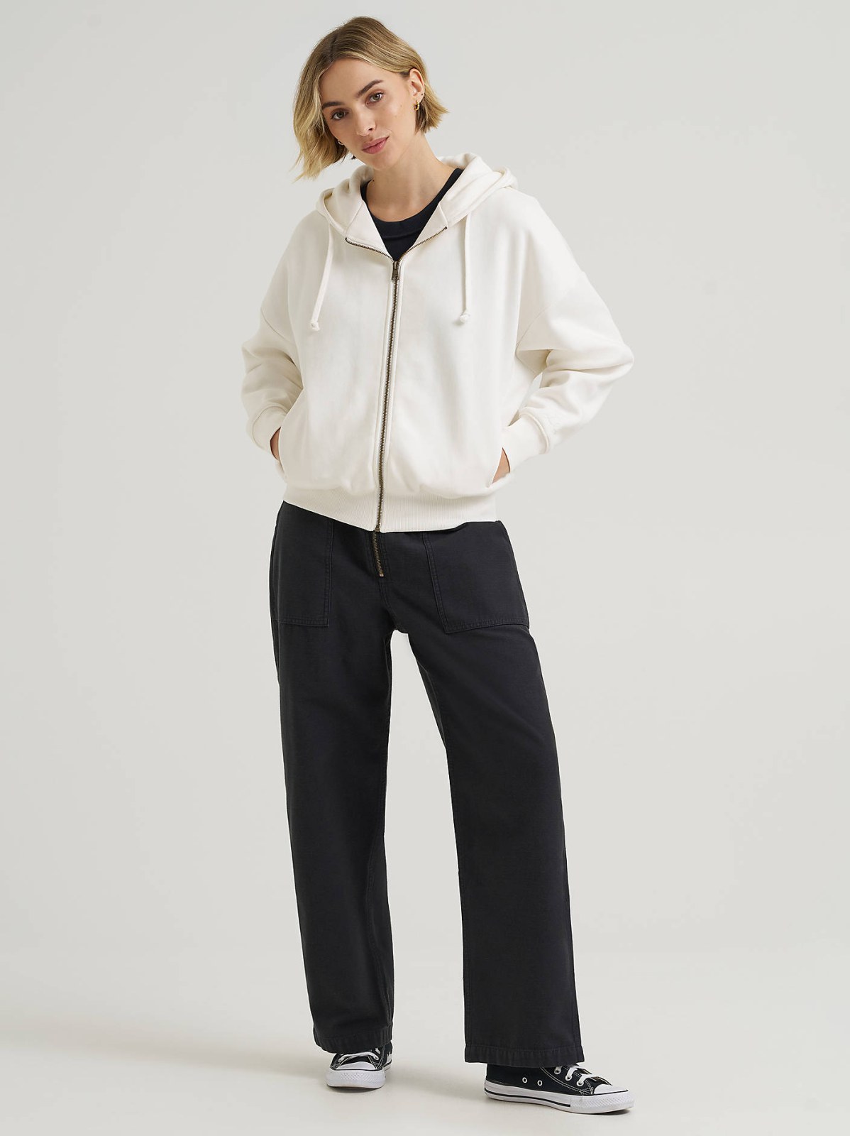 Women's Full Zip Solid Jacket - view 4
