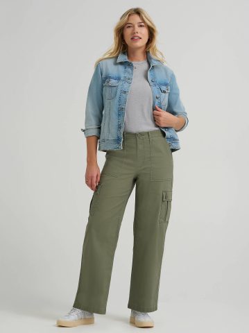 Women's Loose Straight Cargo Pant