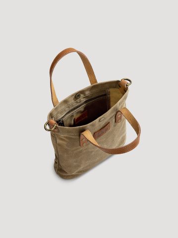 Women's Small Waxed Canvas Tote