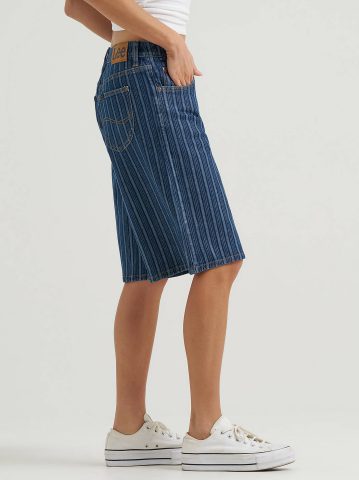 Women's Long Denim Short