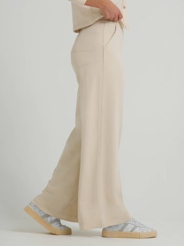 Women's Wide Leg Pull On Knit Pant