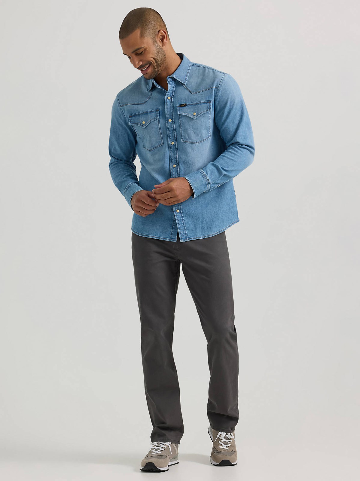 Men's All Purpose Western Denim Snap Shirt - view 4